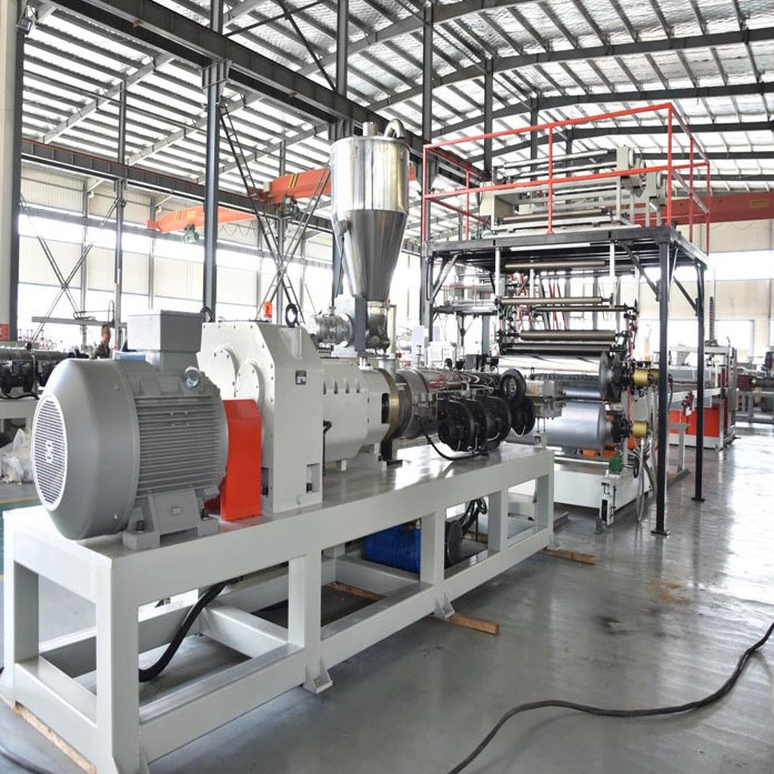 Dây chuyền sản xuất sàn SPC